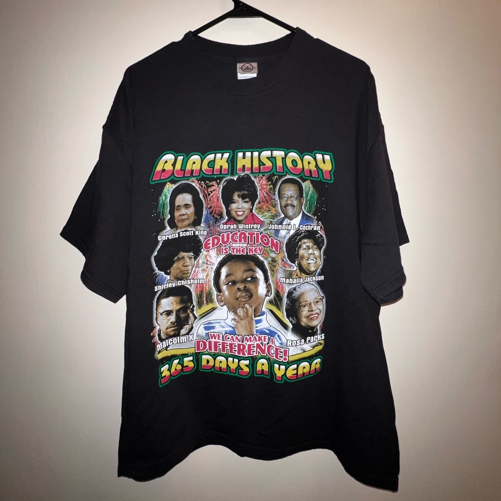 Vintage black history shirt